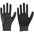 13 Gauge Polyester geknitterte Latexhandschuhe mit Palmenbeschichtung